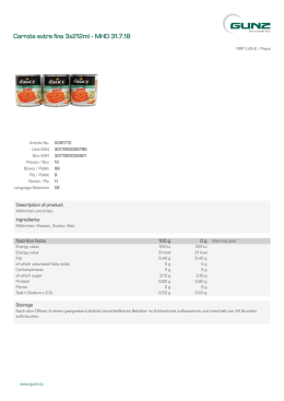 Carrots extra fine 3x212ml
