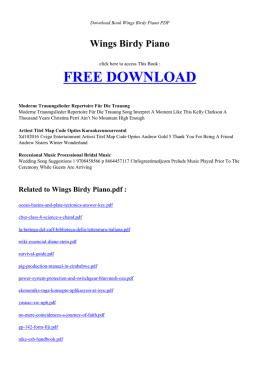 book wings birdy piano pdf
