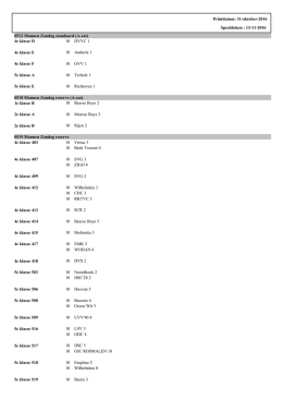 DVVC 1 4e klasse D 10 Audacia 1 4
