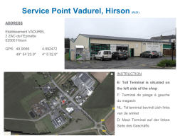 Service Point Vadurel, Hirson (F431)