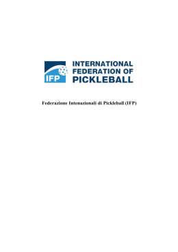 Federazione Intenazionali di Pickleball (IFP)