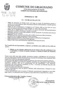Leggi - Comune di Gragnano