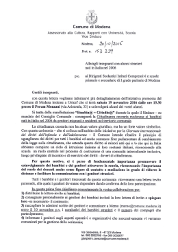 lettera-_insegnanti - Istituto Comprensivo 3 di Modena