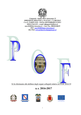 POF Pagani - Direzione Didattica Statale I Circolo Pagani