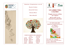 programma - Biblioteca di Frascati