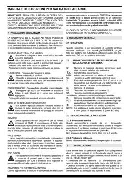 Manuale di istruzioni in italiano