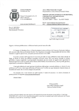 (pi) &ndash; premio &ldquo;elisabetta paoletti&rdquo; per la migliore tesi di laurea