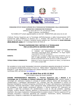 ITS_2016-18_BANDO - Istituto Superiore Statale Majorana
