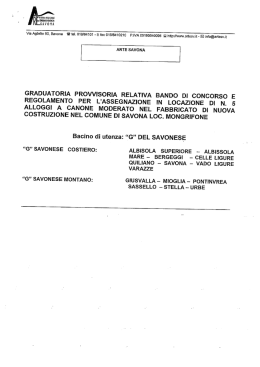 Preleva Graduatoria
