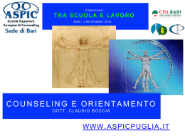 Diapositiva 1 - ASPIC Puglia