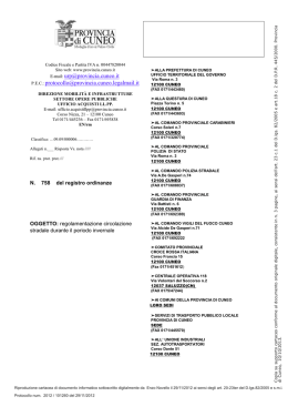 Ordinanza 758/2012 - Protezione Civile
