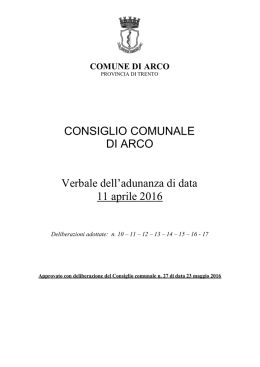 File "VERBALE CONSIGLIO COMUNALE