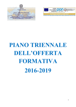 piano triennale offerta formativa 2016-19