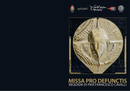 Missa Pro Defunctis_programma