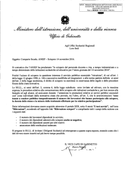 anief-sciopero-14-novembre - Treviso – Ufficio scolastico territoriale