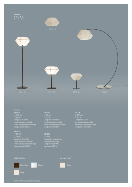 1011/B H. 160 cm &Oslash; 50 cm Lampada da terra con