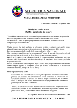 L`Informatore del 27.01.12