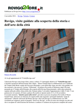 Rovigo, visite guidate alla scoperta della storia e dell