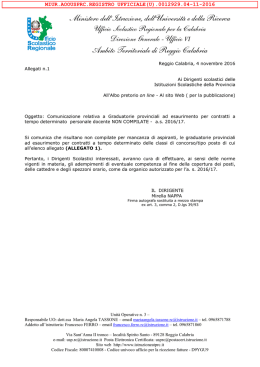 uo3-20161104-12929 - Ufficio VI – Ambito territoriale di Reggio