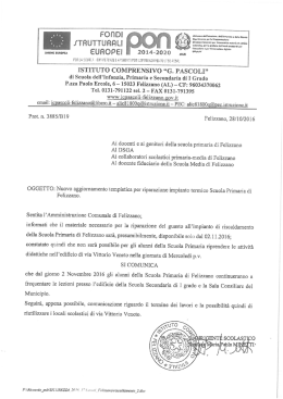 leggi di piu - Istituto Comprensivo G. Pascoli di Felizzano
