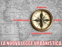 Nuova legge urbanistica in sintesi: le slide - Regione Emilia