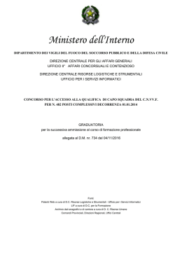 Ministero dell`Interno - Funzione Pubblica Cgil