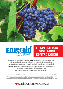 Emerald 40 EW fungicida sistemico ad azione preventiva e curativa