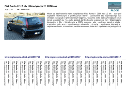 Fiat Punto II 1,2 elx Klimatyzacja !!! 2000 rok