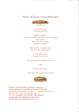 pranzo-30-ottobre-2016 - Cooperativa Agricola S. Rocco