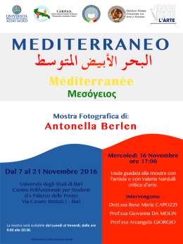 Mediterraneo mostra fotografica