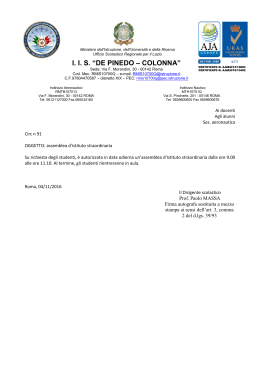 091 Assemblea Straordinaria - De Pinedo