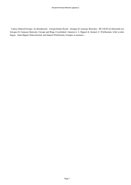 PDF ebook Groupes Et Anneaux Reticules docs site