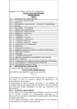 leggi lo statuto - Associazione Imprese Brianza