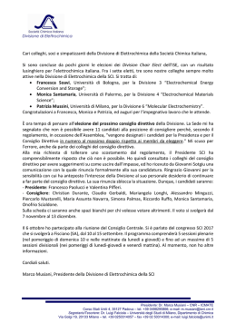 Newsletter di Ottobre - Società Chimica Italiana