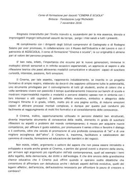 Lettera del Direttore Generale dell`USR Lombardia