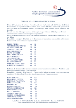 verbale scrutinio elezioni 2017-2020