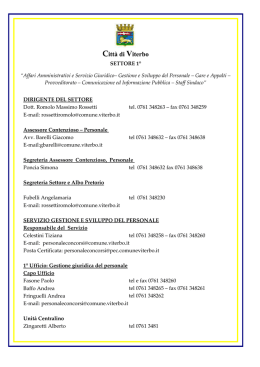 Citt&agrave; di Viterbo - Comune di Viterbo