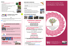 Brochure - Liceo Classico Lorenzo Costa