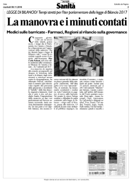 Leggi l`articolo - Fimmg - Sezione provinciale di Roma