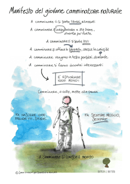 Manifesto del giovane camminatore naturale 2016
