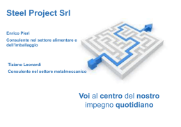 Presentazione Consulenza Steel Project.p[...]