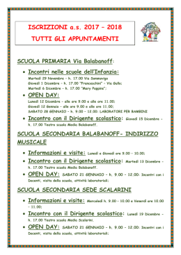 Appuntamenti_iscrizioni