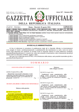 gazzetta ufficiale - Ordine degli Avvocati di Firenze