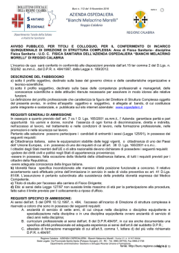 Azienda Ospedaliera B - Bollettino Ufficiale (BURC)