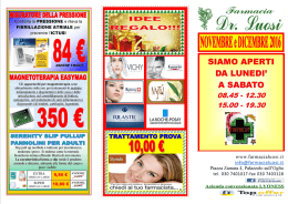 sconto dal 10% al 30%