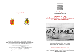 Il crocevia del 1946: cattolicesimo italiano e provincia bergamasca