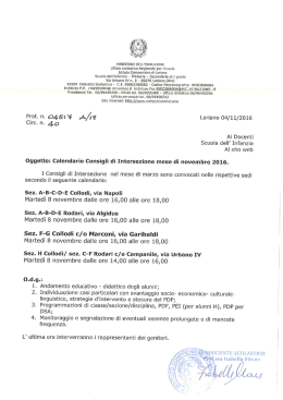 40 circ Intersezione di Novembre
