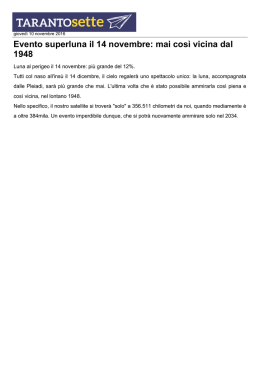 Evento superluna a dicembre: mai cos&igrave; vicina dal 1948