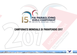 campionato mondiale di parapendio 2017