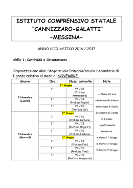 mini-stage-mese-di-novembre - Istituto Cannizzaro Galatti